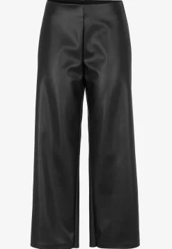 Online Ankellång byxa i skinnimitation Leggings|Byxor