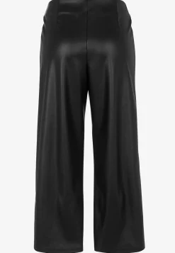 Online Ankellång byxa i skinnimitation Leggings|Byxor