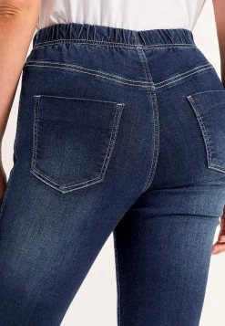 Sale Bekväm capribyxa Byxor|Jeans
