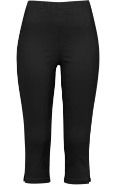 Bekväm capribyxa i bomullstwill Leggings|Byxor