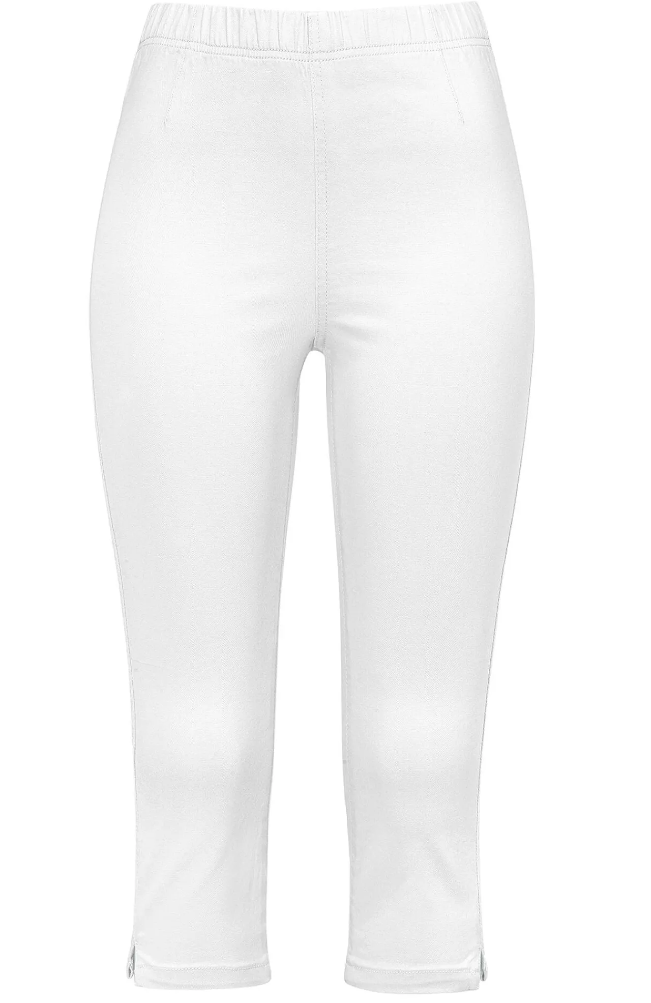 Sale Bekväm capribyxa i bomullstwill Leggings|Byxor