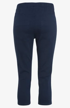 Hot Bekväm capribyxa i bomullstwill Leggings|Byxor
