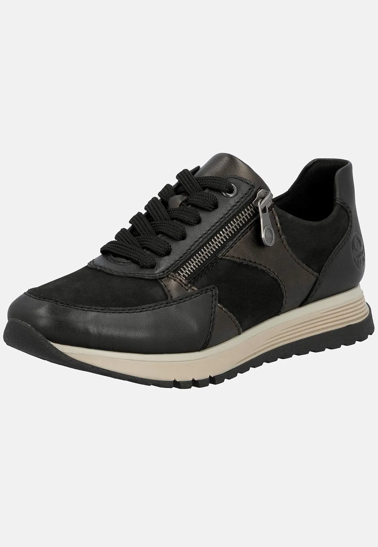 Discount Bekväm sneaker i skinn Sneakers|Skinnskor