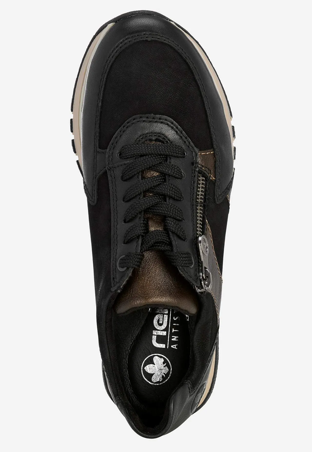 Discount Bekväm sneaker i skinn Sneakers|Skinnskor