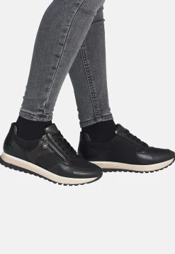 Discount Bekväm sneaker i skinn Sneakers|Skinnskor