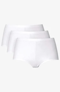 Clearance Bekväm trosa med hög midja 3-pack Basplagg|Plus Size