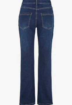 New Bekväma stretchjeans med rakt ben Jeans|Jeansplagg