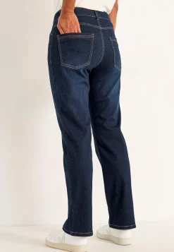Discount Bekväma stretchjeans med rakt ben Jeans|Jeansplagg