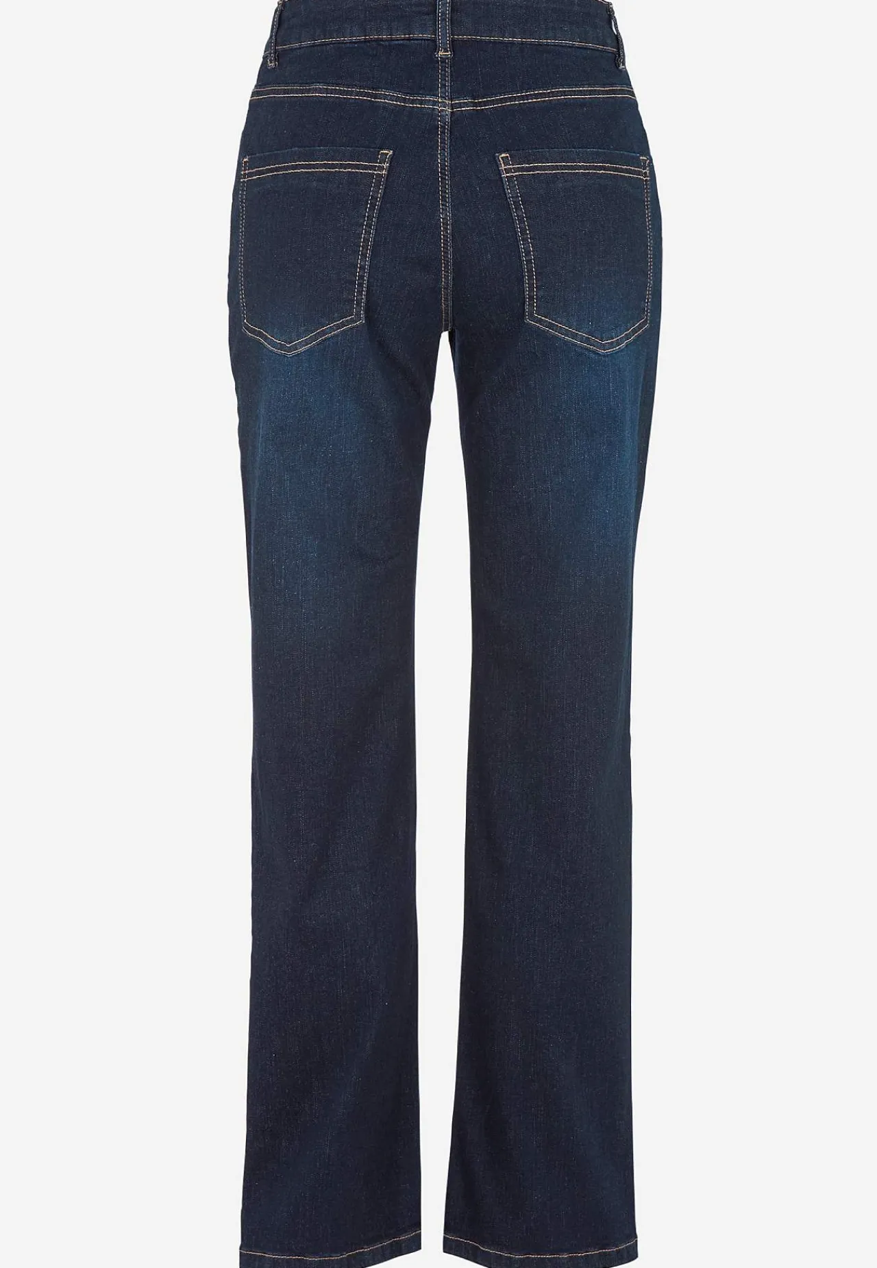 Discount Bekväma stretchjeans med rakt ben Jeans|Jeansplagg