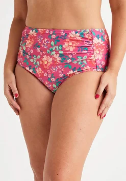 Online Bikinitrosa med hög midja Badkläder|Plus Size