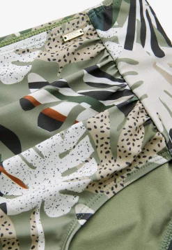 Bikinitrosa med hög midja Badkläder|Plus Size