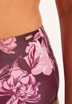 Hot Bikinitrosa med hög midja Badkläder|Plus Size
