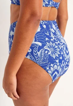 Hot Bikinitrosa med hög midja Badkläder|Plus Size