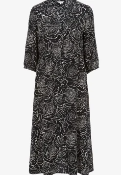 Best Blommönstrad klänning i viskos Klänningar & Kjolar|Plus Size