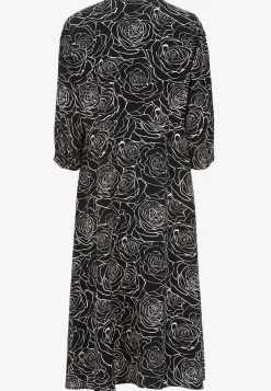 Best Blommönstrad klänning i viskos Klänningar & Kjolar|Plus Size