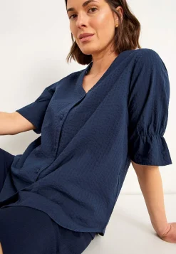 Hot Blus i bäckebölja Toppar & T-Shirts|Skjortor & Blusar