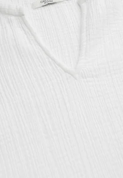 Sale Blus i krinklad bomull Toppar & T-Shirts|Skjortor & Blusar