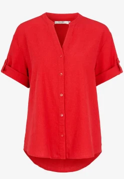 Hot Blus i linnemix Toppar & T-Shirts|Skjortor & Blusar