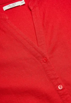 Hot Blus i linnemix Toppar & T-Shirts|Skjortor & Blusar