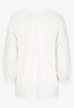 Clearance Blus med brodyr Skjortor & Blusar|Plus Size