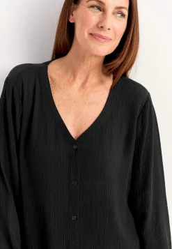 Sale Blus med crepe-kvalitet Skjortor & Blusar|Plus Size