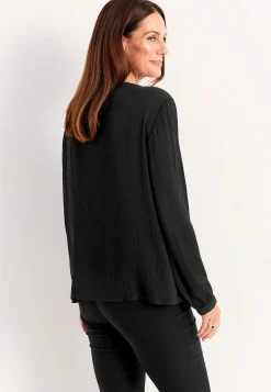 Sale Blus med crepe-kvalitet Skjortor & Blusar|Plus Size