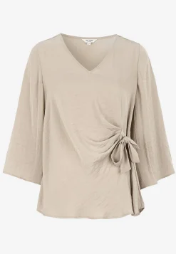 Clearance Blus med knytband Skjortor & Blusar|Festkläder