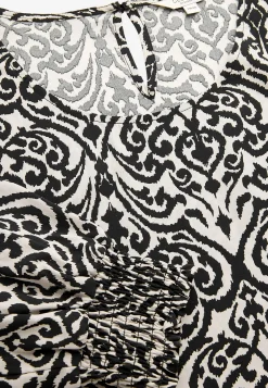 Sale Blus med smock i ärmsluten Skjortor & Blusar|Plus Size