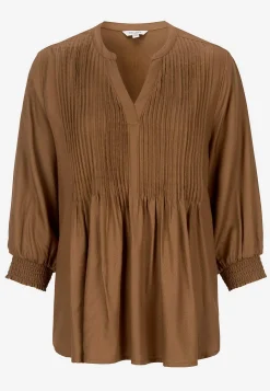 Discount Blus med sydda veck Toppar & T-Shirts|Skjortor & Blusar