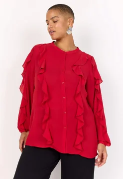 Sale Blus med volanger Skjortor & Blusar|Festkläder