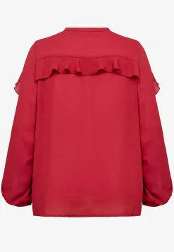 Sale Blus med volanger Skjortor & Blusar|Festkläder