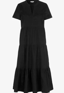 Bomullsklänning med volang Klänningar & Kjolar|Plus Size