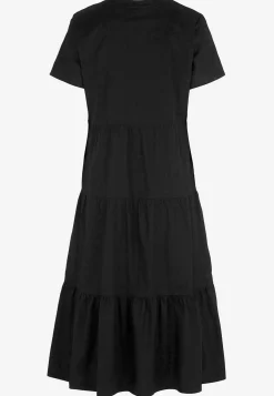 Bomullsklänning med volang Klänningar & Kjolar|Plus Size