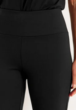 Bootcut-byxa Premium i Punto di Roma-trikå Mona Byxor|Matchande Set
