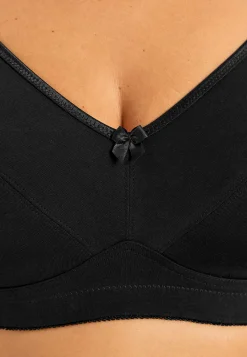 Discount Bygellös mjuk-bh i bomull Basplagg|Plus Size