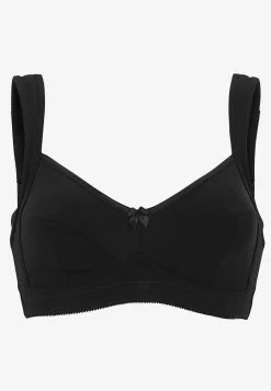 Discount Bygellös mjuk-bh i bomull Basplagg|Plus Size