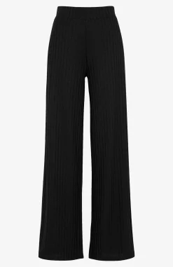 Outlet Byxa i ribbad trikå Byxor|Plus Size