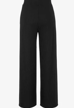 Outlet Byxa i ribbad trikå Byxor|Plus Size