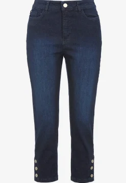 Outlet Caprijeans med femficksdesign Byxor|Jeans