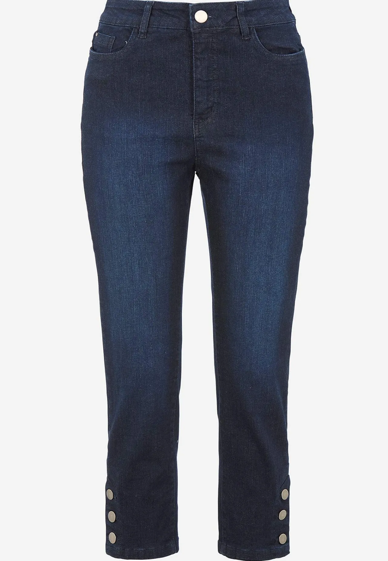 Outlet Caprijeans med femficksdesign Byxor|Jeans