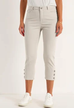 New Caprijeans med femficksdesign Byxor|Jeans
