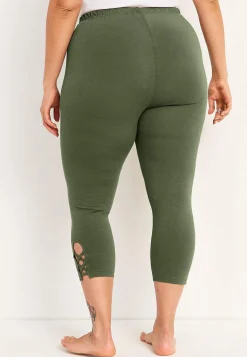 Sale Caprileggings med fina detaljer 2-pack Leggings|Byxor