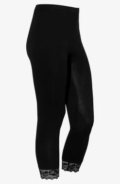 Discount Caprileggings med spets susanne Leggings|Byxor