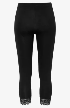 Discount Caprileggings med spets susanne Leggings|Byxor