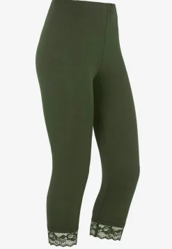 Hot Caprileggings med spets susanne Leggings|Byxor