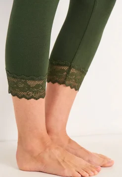 Hot Caprileggings med spets susanne Leggings|Byxor