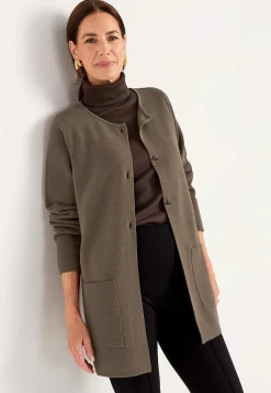 Clearance Cardigan i bomull Tröjor & Cardigans|Stickat