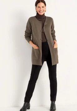 Clearance Cardigan i bomull Tröjor & Cardigans|Stickat