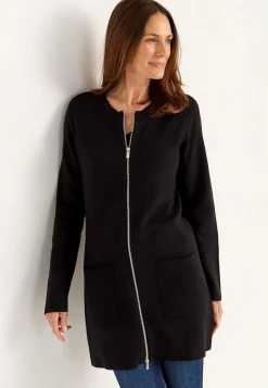 Discount Cardigan med dragkedja Tröjor & Cardigans|Stickat