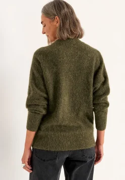 Outlet Cardigan Premium i mohair- och ullblandning Tröjor & Cardigans|Stickat